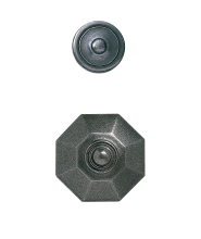 Bouton centraux fer patinée