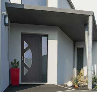 porte d'entrée PVC Mellite