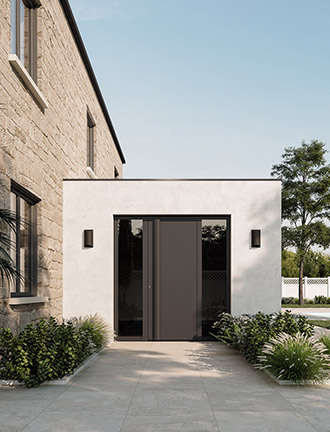 Porte d'entrée et d'intérieur sur-mesure - Alu, bois, PVC, acier