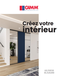 brochure portes de placard coulissantes GIMM Menuiseries