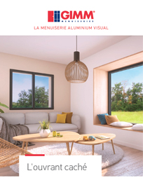 brochure menuiserie visual aluminium GIMM Menuiseries