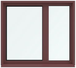 Fenêtre oscillo-battant  1 vantail avec fixe latéral