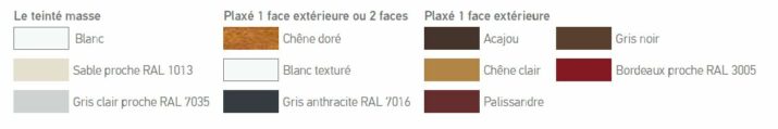 fenêtre pvc sur mesure : coloris GIMM Menuiseries