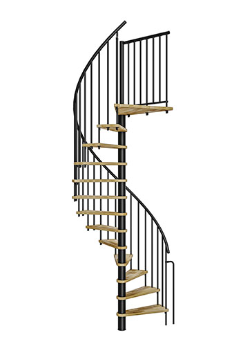 escalier hélicoïdal Spiranobois - GIMM Menuiseries