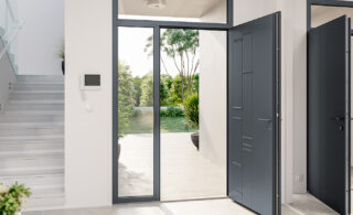 Porte d'entrée aluminium DORADO - GIMM MENUISERIES