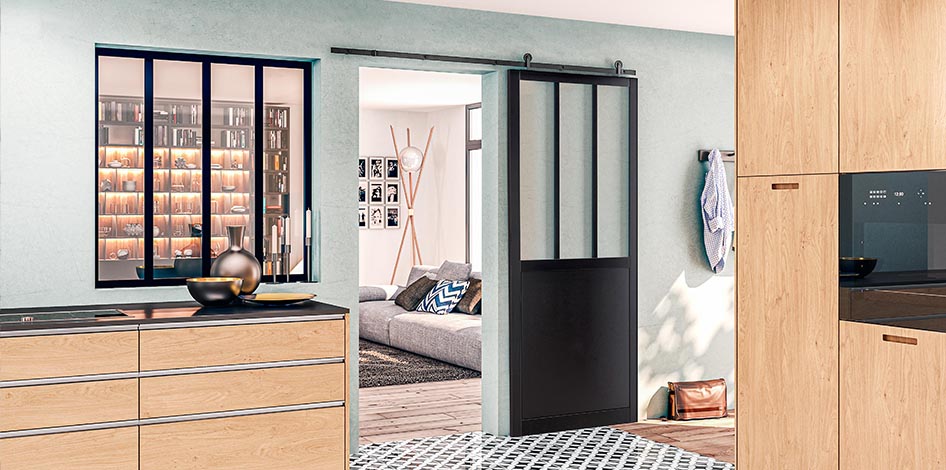 Bloc Porte Style Industriel