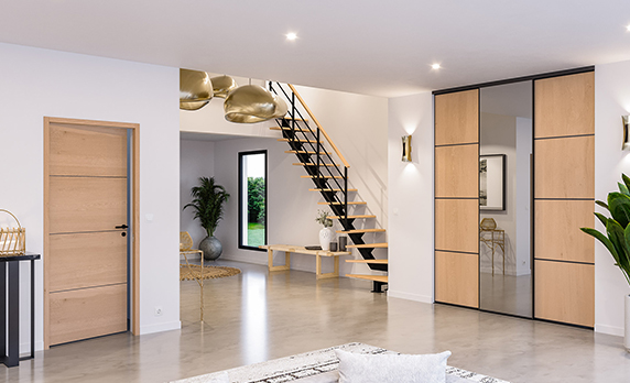 Tendance de porte d'intérieur : conseils et idées - GIMM Menuiseries