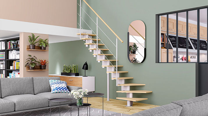 Escalier scandinave - GIMM Menuiseries 