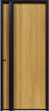 Porte D entr e En Bois Moderne GIMM Menuiseries